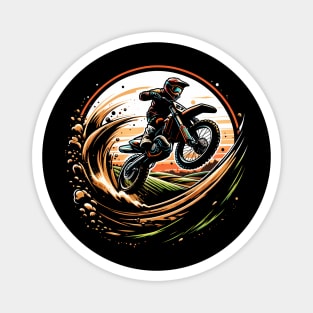 Motocross Motorbike Magnet